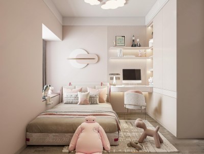 现代女孩房3D模型下载